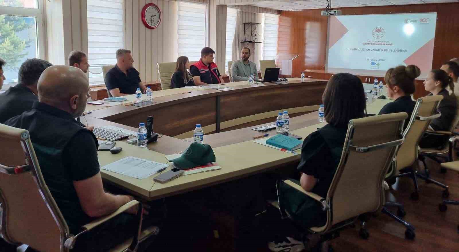 Bayburt’ta su verimliliği belgesi hakkında bilgilendirme yapıldı