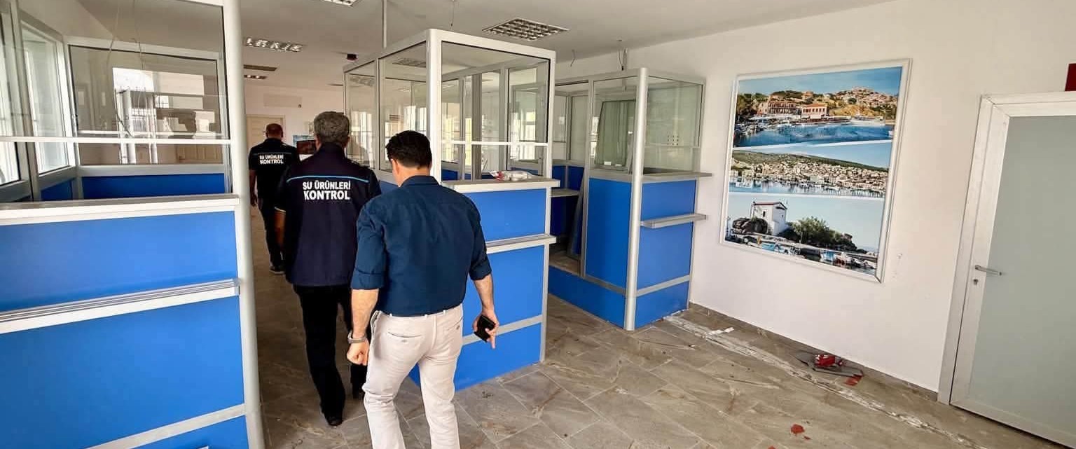 Kuzey Ege Su Ürünleri Kontrol ve Denetim Merkezi’nde incelemelerde bulunuldu