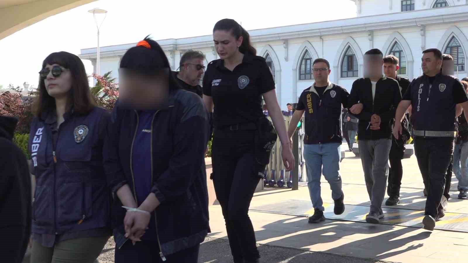 6,6 milyar liralık para trafiğinin 119 şüphelisi adliyeye sevk edildi