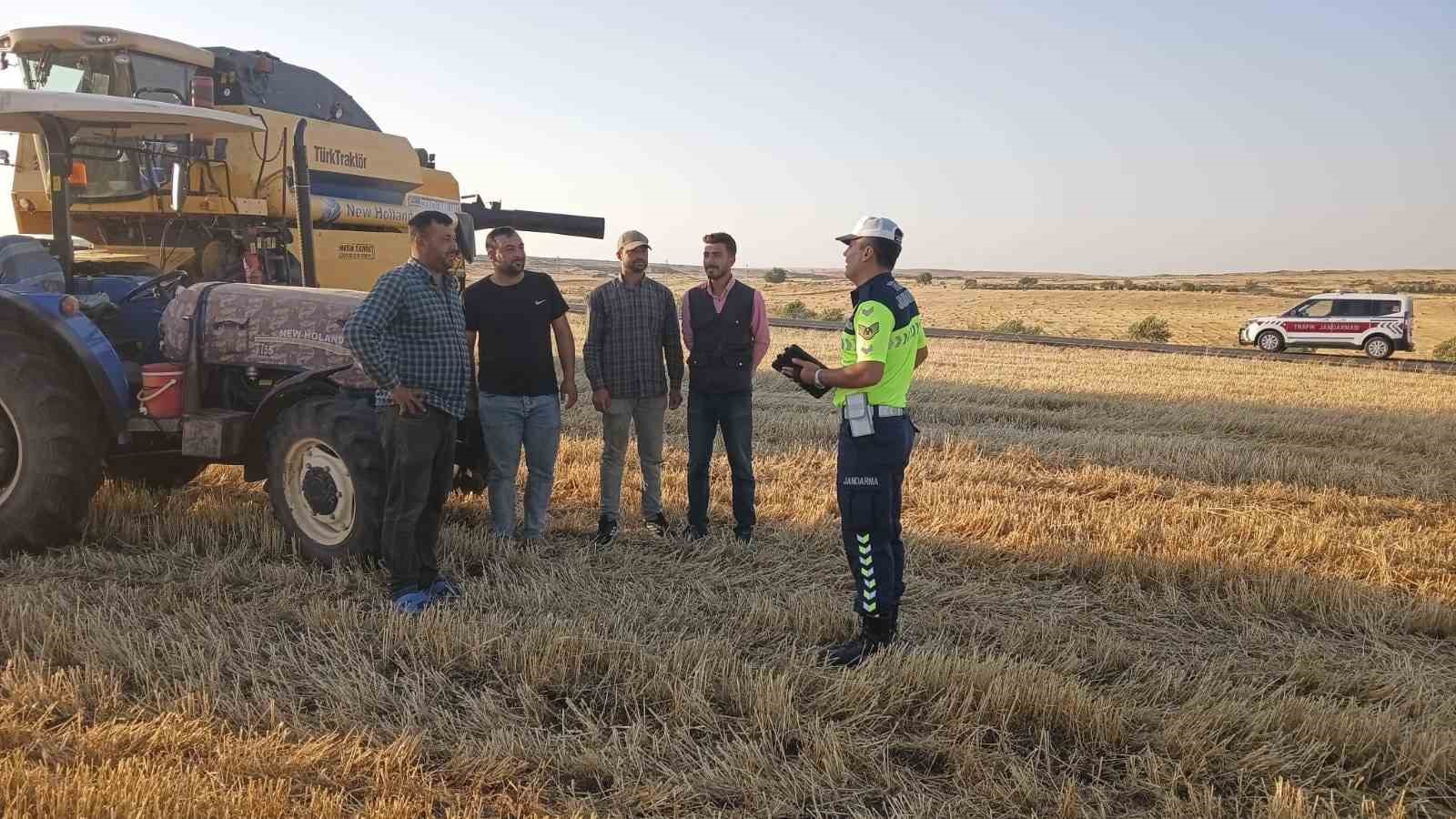 Kilis’te traktör ve tarım araçlarına trafik denetimi