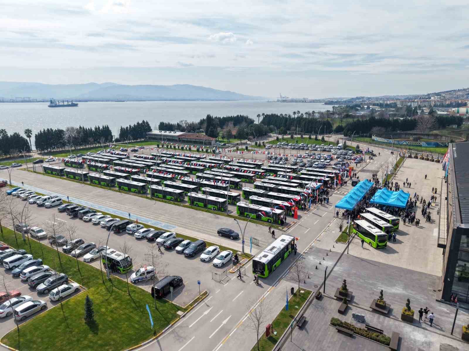 Kocaeli’de toplu ulaşımın yükünü büyük oranda doğalgazlı otobüsler çekiyor