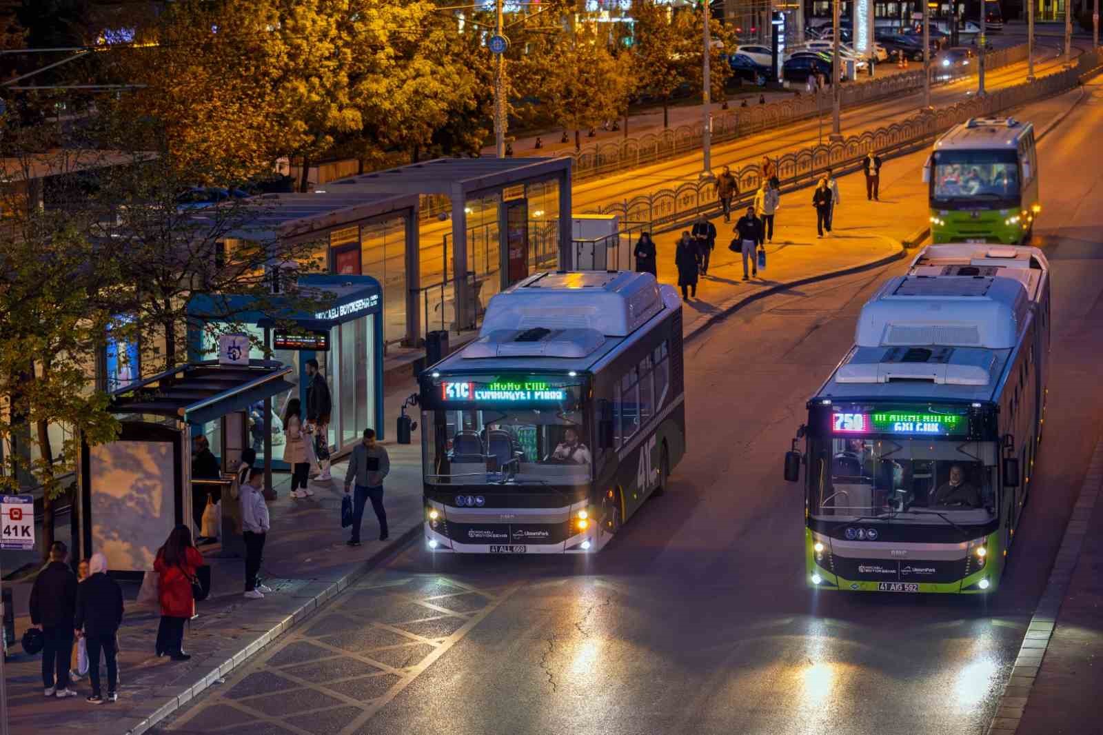 Kocaeli’de toplu ulaşımın yükünü büyük oranda doğalgazlı otobüsler çekiyor