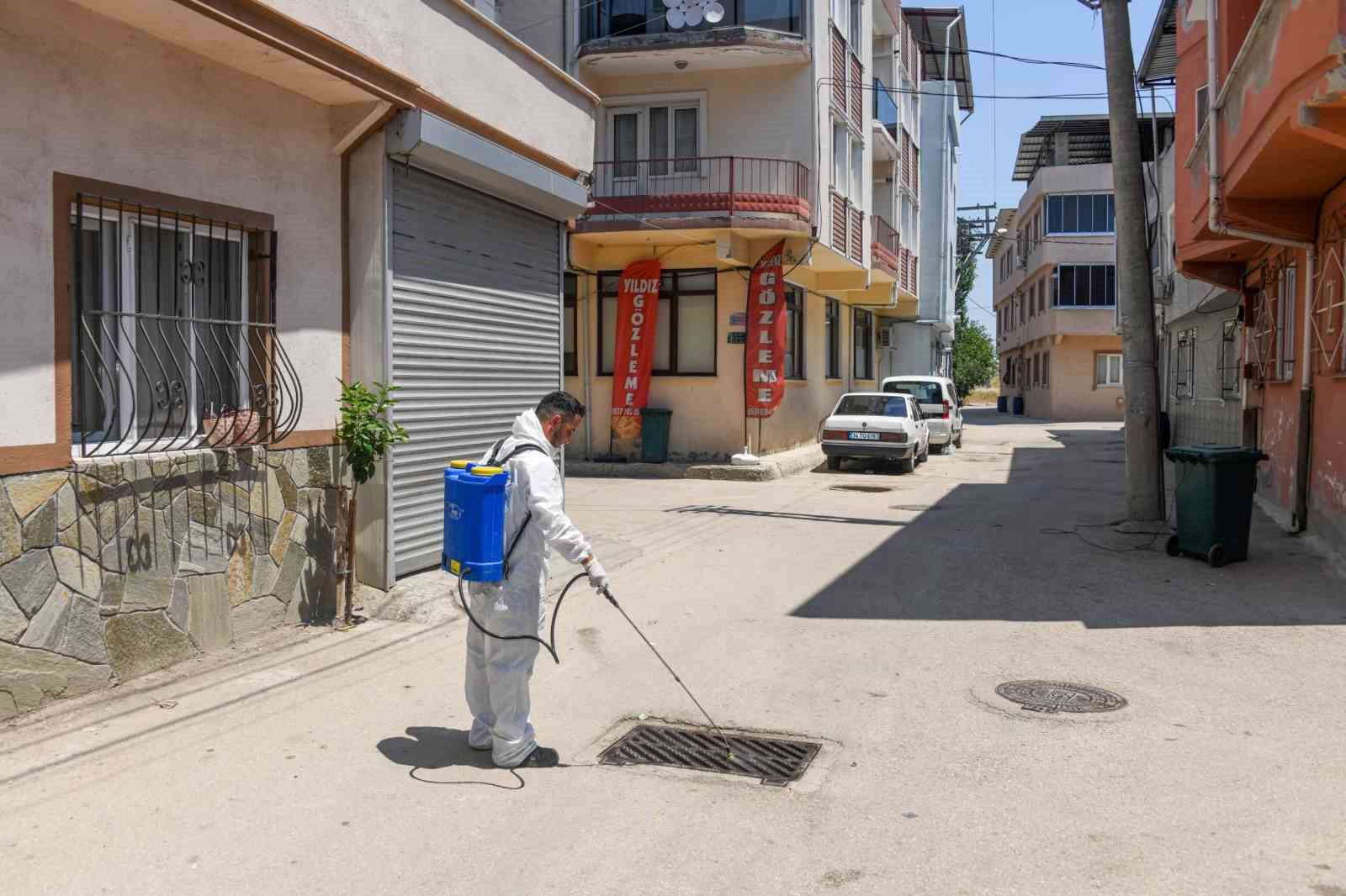 Osmangazi Belediyesi’nden haşereye karşı anında müdahale
