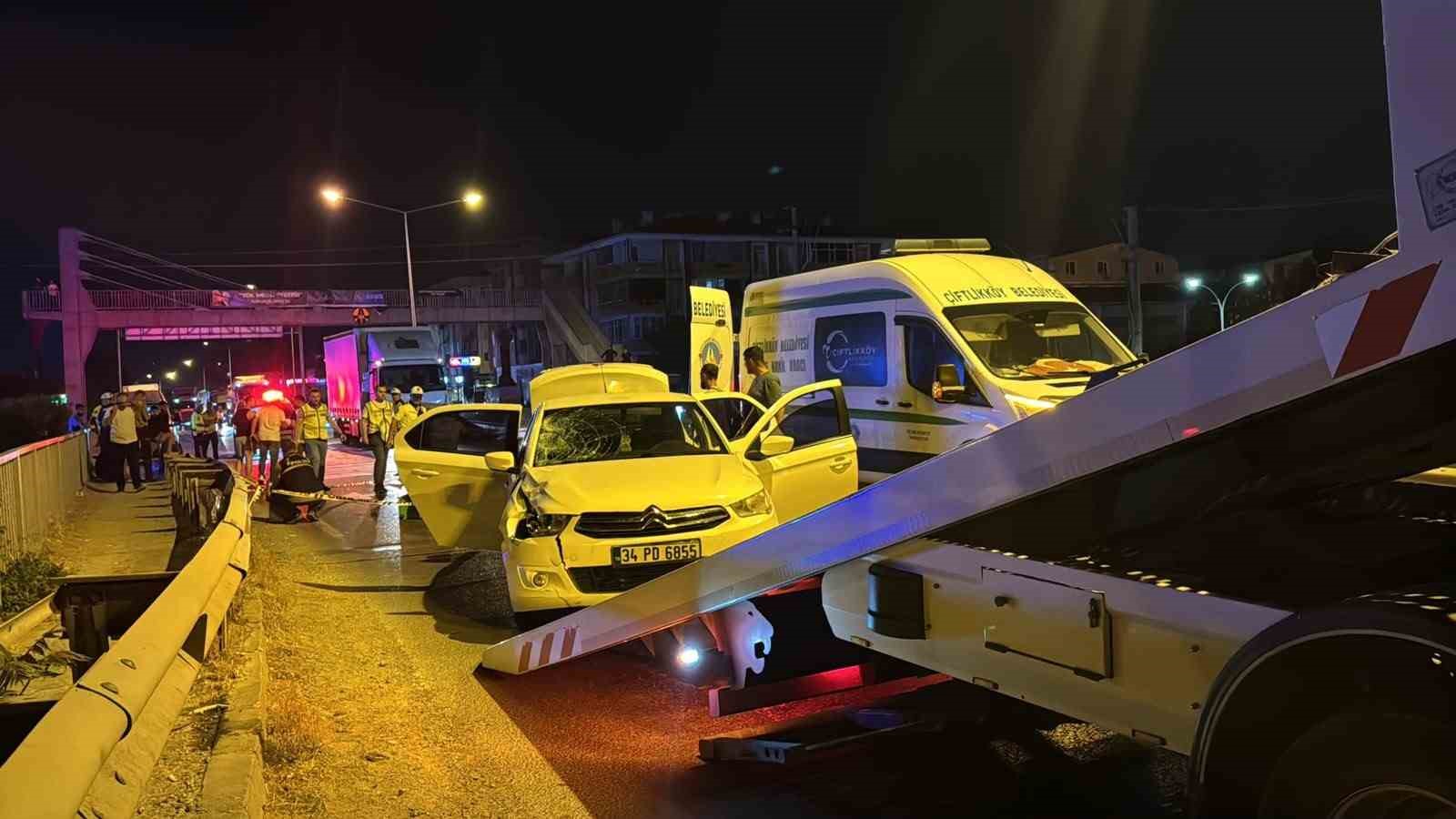 Yalova’da otomobilin çarptığı yaya hayatını kaybetti