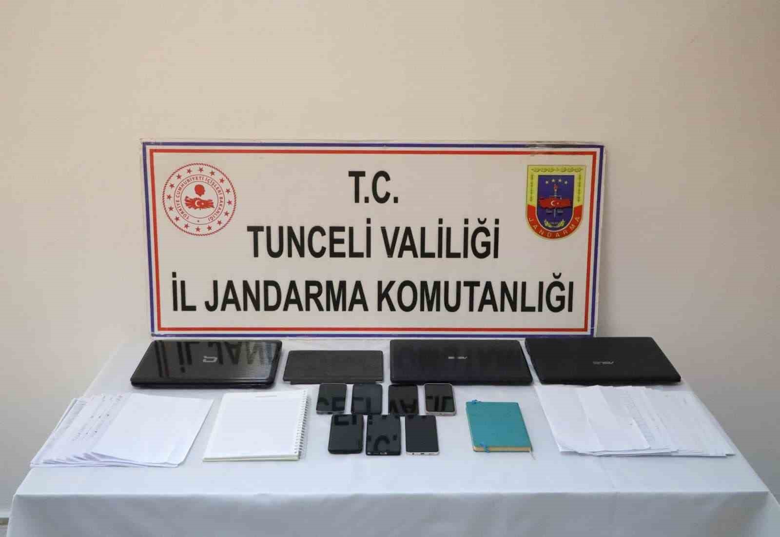Tunceli merkezli organize suç örgütü operasyonunda 3 tutuklama