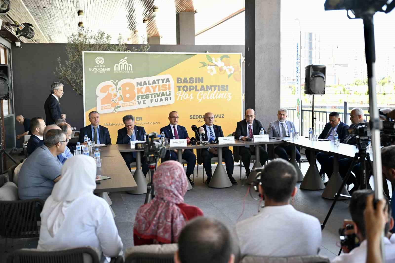 Malatya, 28. Uluslararası Kayısı Festivali’ne hazırlanıyor