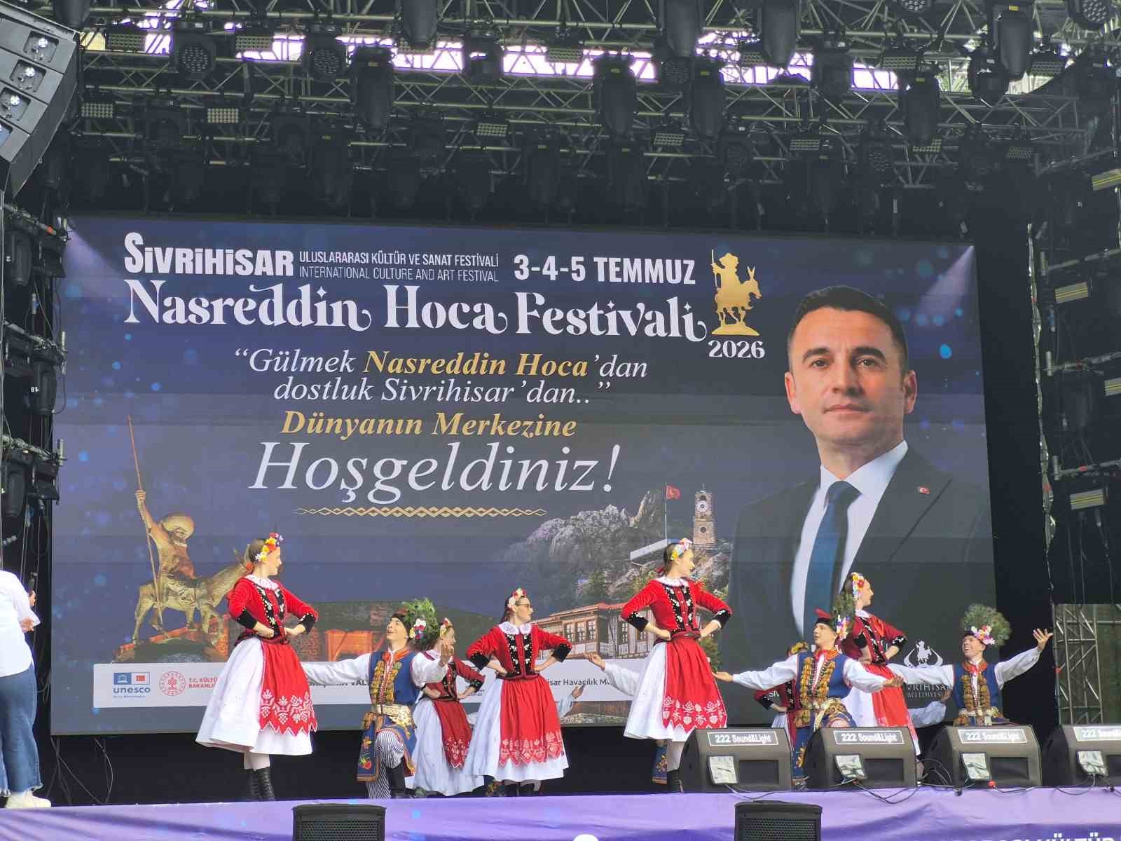 Sivrihisar’da 10. Uluslararası Nasreddin Hoca Kültür ve Sanat Festivali coşkuyla başladı