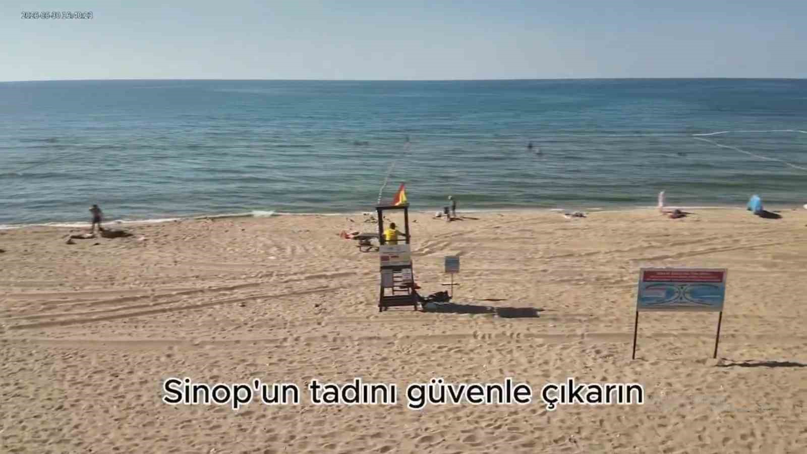 Sinop’ta boğulmalara karşı hayat kurtaran uyarılar