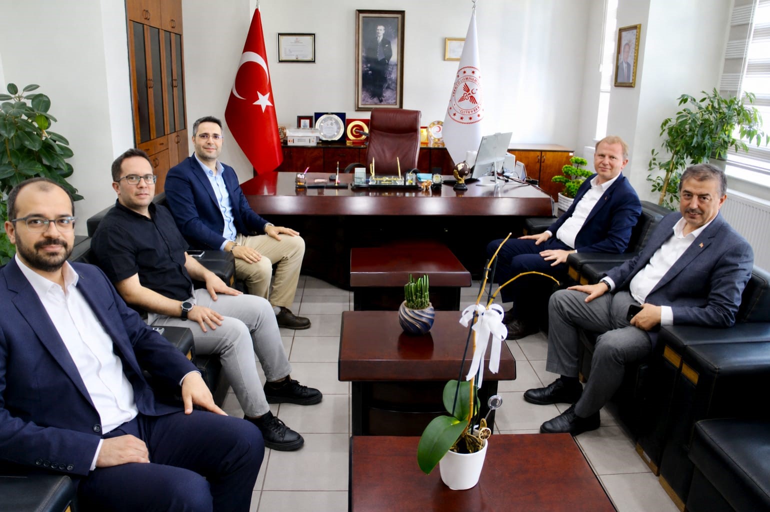 Yeşilhisar heyetinden Başhekim Çöl’e ziyaret