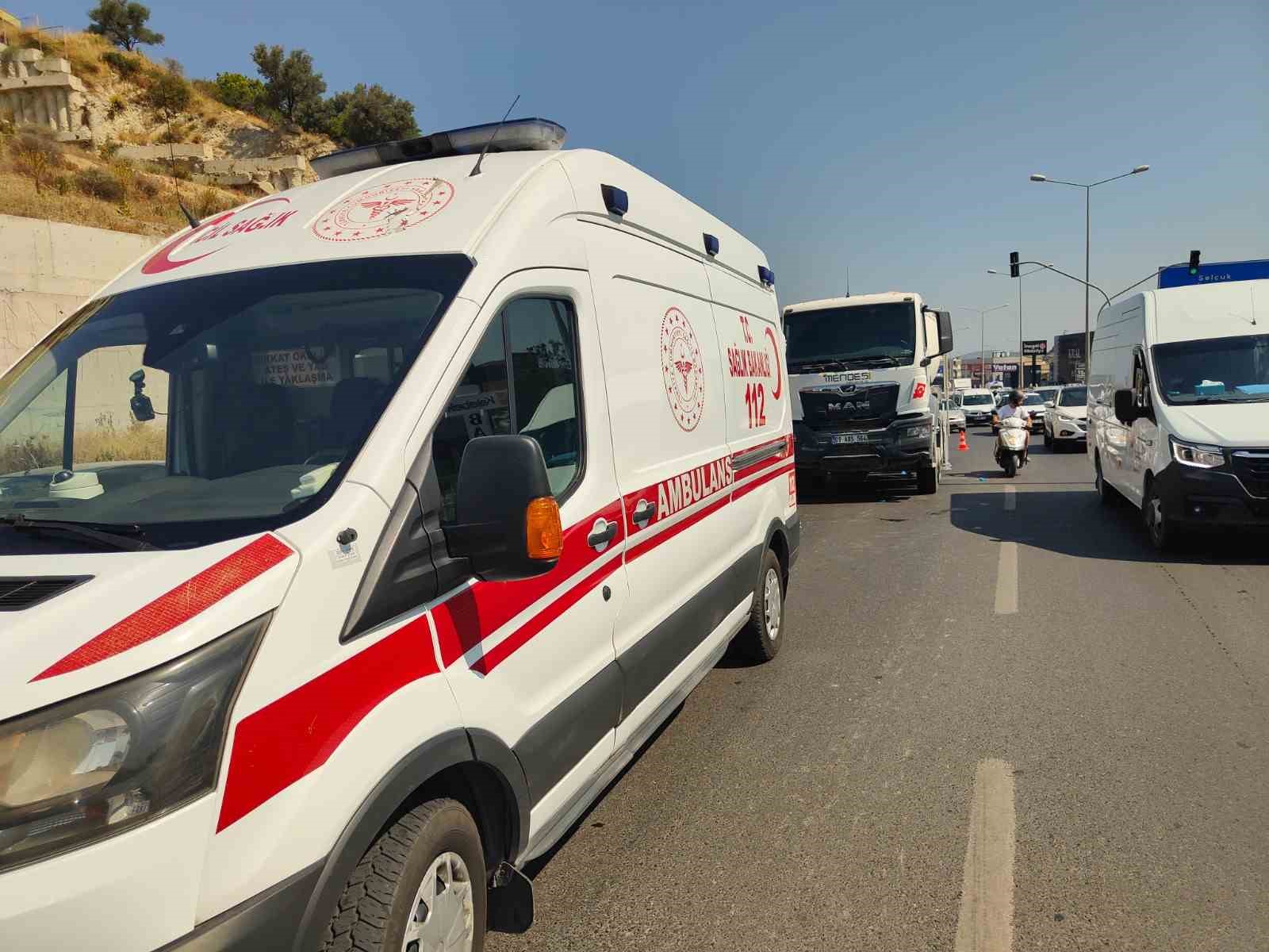 Kuşadası’nda beton mikserinin çarptığı yaya hayatını kaybetti