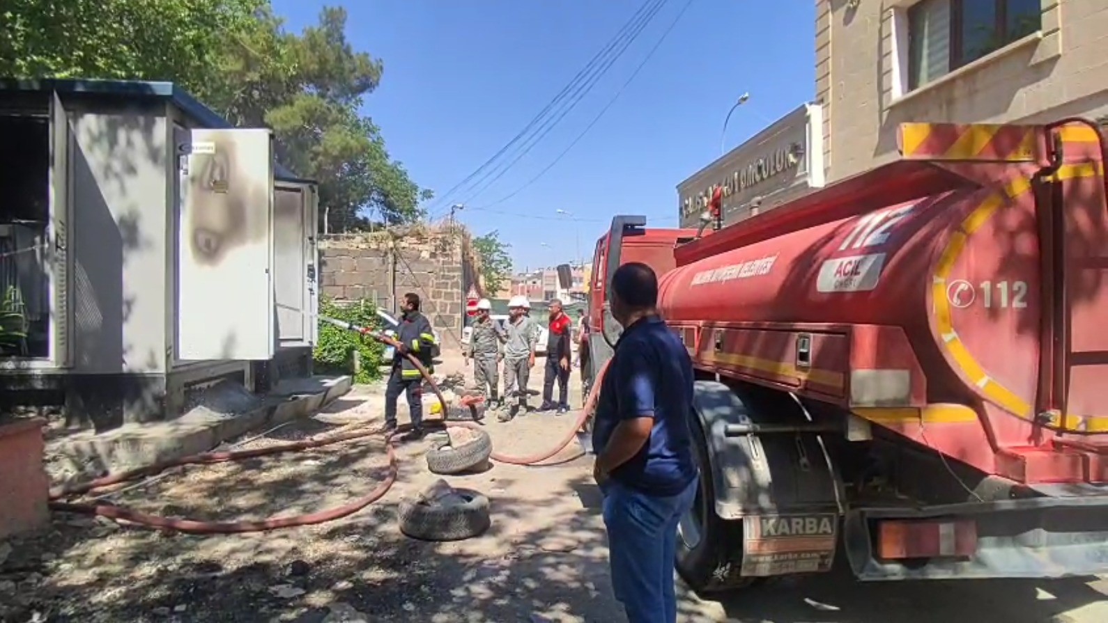 Viranşehir’de trafo yangını korkuttu