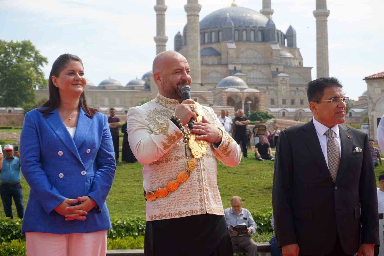 Edirne’de Kırkpınar’ın ağa karşılama geleneği bozulmadı