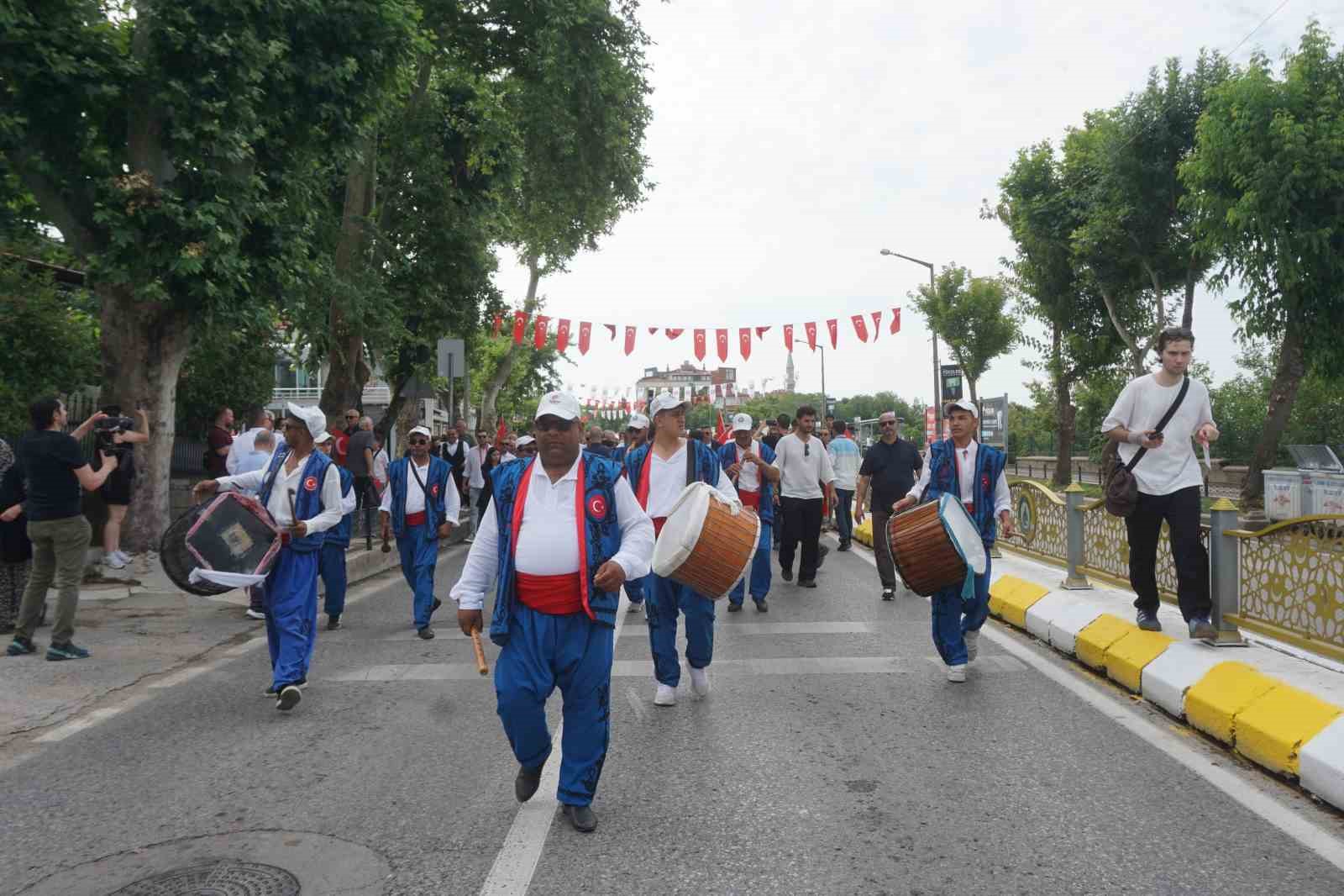Edirne’de Kırkpınar’ın ağa karşılama geleneği bozulmadı