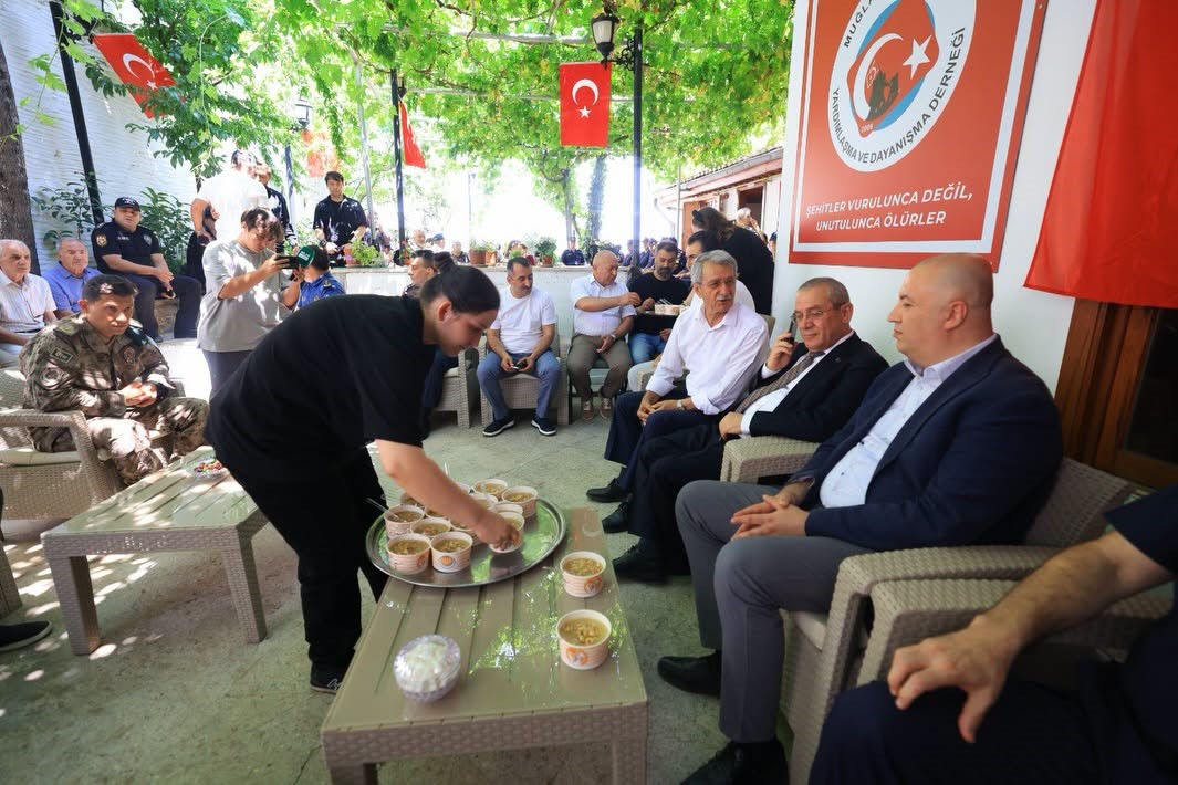 Muğla’da şehit yakınları ve gaziler aşure etkinliğinde bir araya geldi