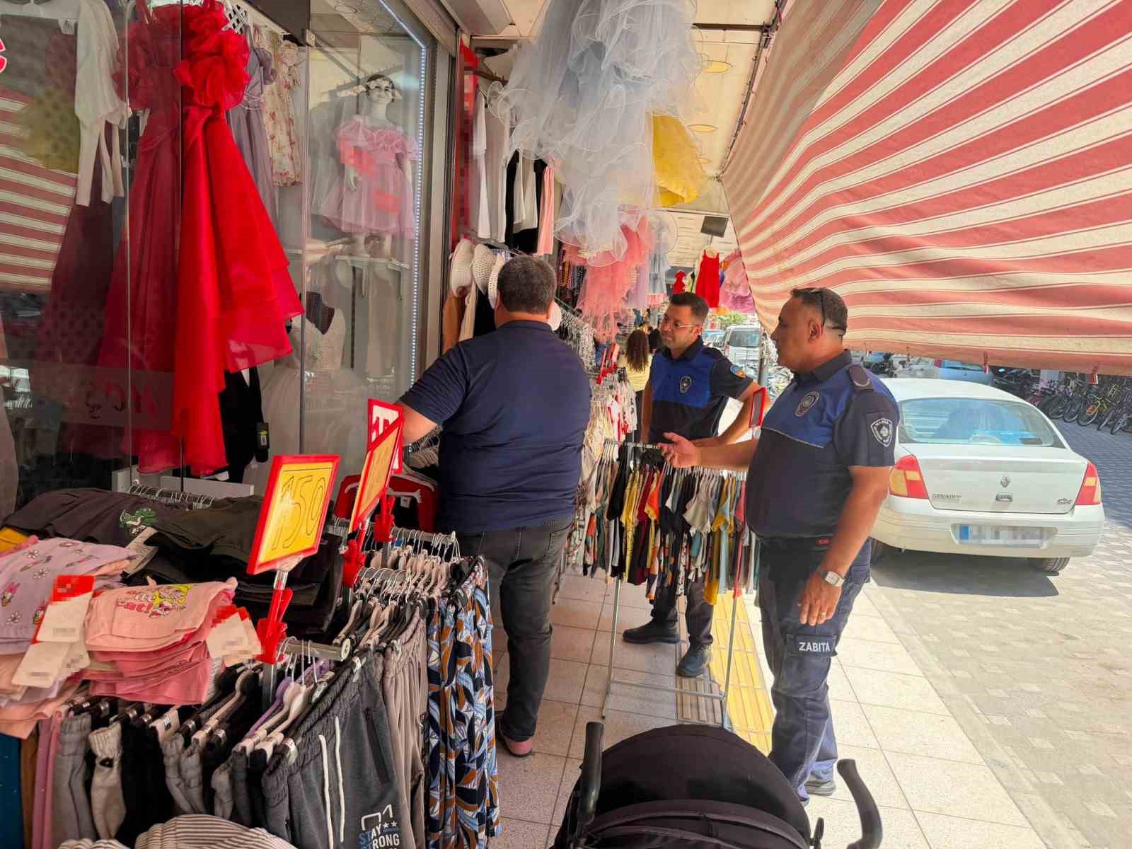 Turgutlu’da yol ve kaldırım işgallerine ortak denetim