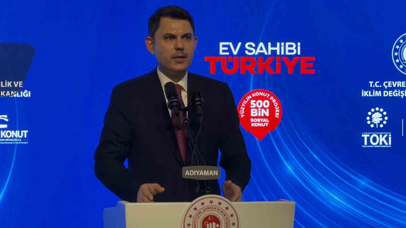 Bakan Kurum: "Adıyaman yıkıldığı yerden doğruldu"