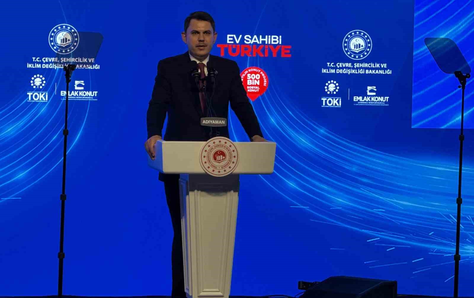 Bakan Kurum: "Adıyaman yıkıldığı yerden doğruldu"