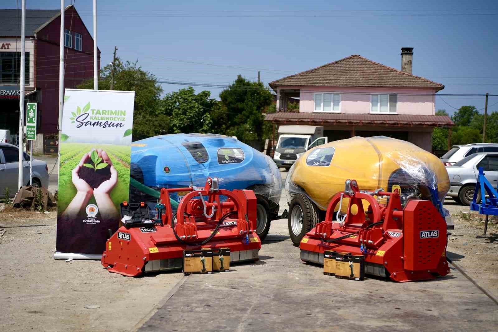 Samsun’da 250 kivi üreticisine makine ve ekipman desteği