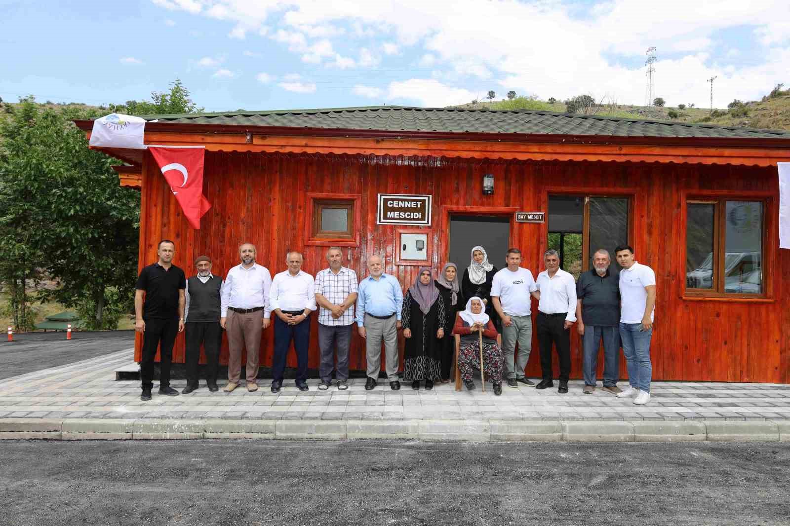 Büyükpınar Mesire Alanı Cennet Mescidi ibadete açıldı