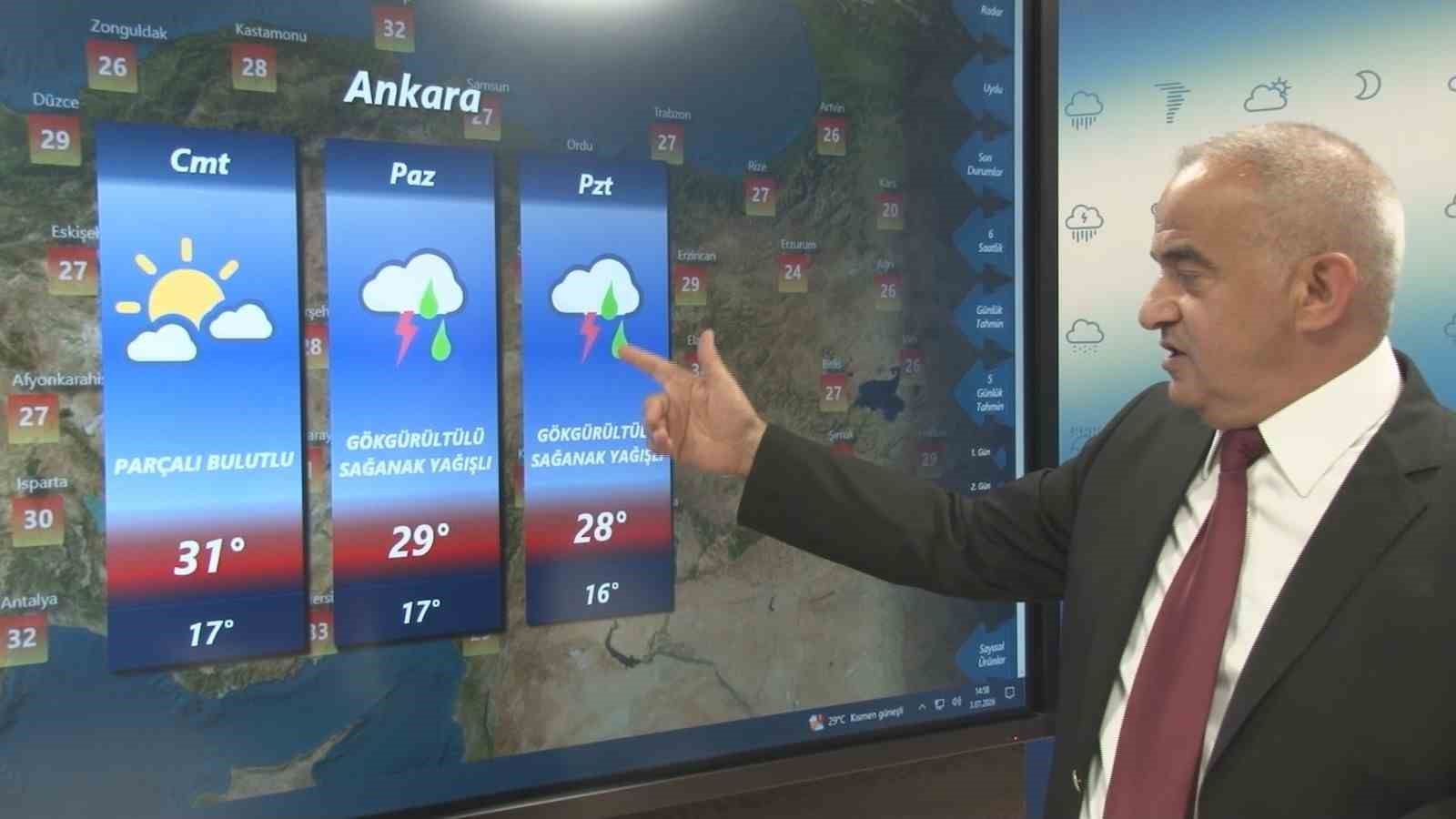 NATO Zirvesi’ne hazırlanan Ankara’da hava sıcaklığı mevsim normallerinde seyredecek