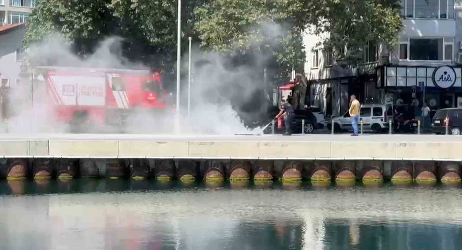 Sarıyer’de yer altı kablolarında yangın paniği