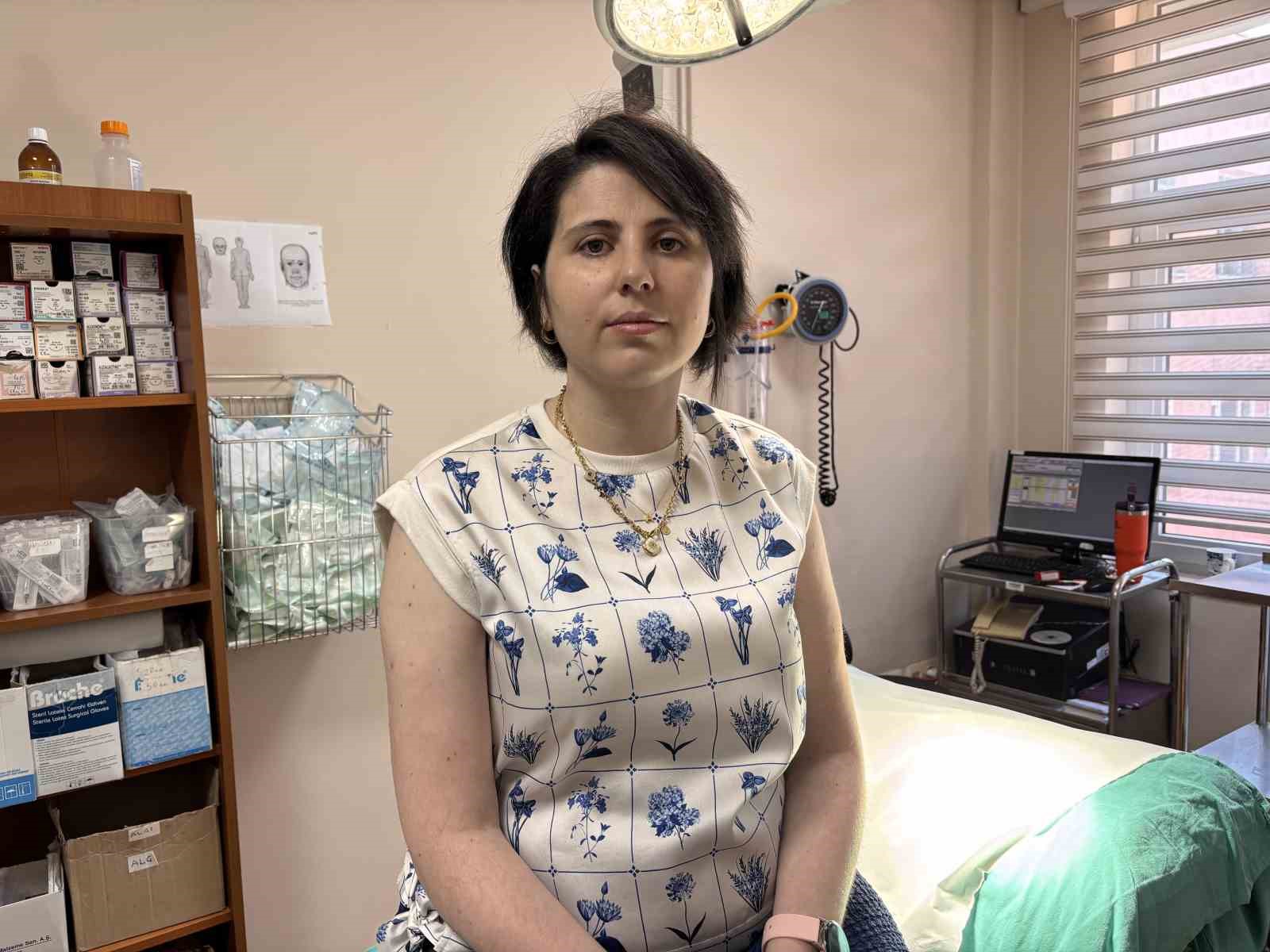 Beyin tümörü ameliyatı sonrası çöken alnı, 3 boyutlu implantla düzeltildi