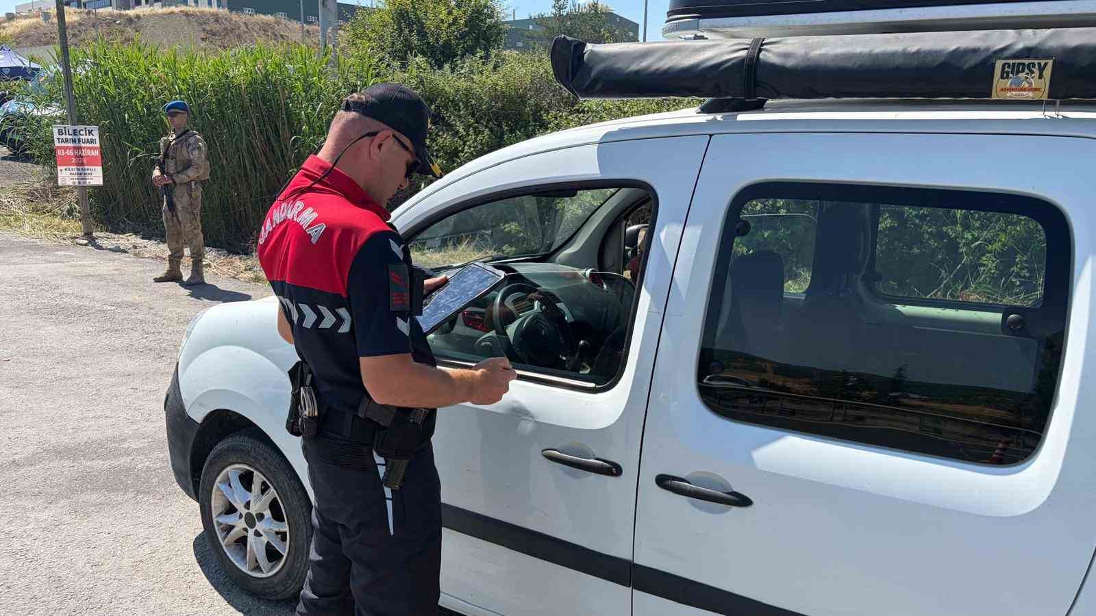 Bilecik’te 321 bin liralık trafik cezası