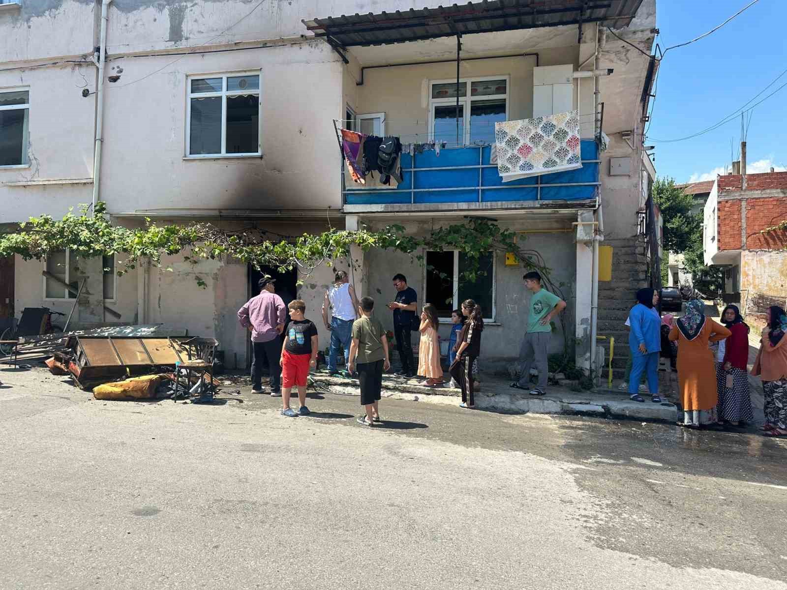 Samsun’da yangın paniği