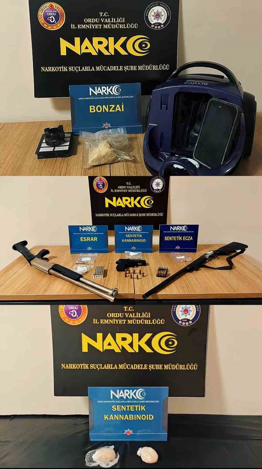 Ordu’da uyuşturucu operasyonunda 11 tutuklama