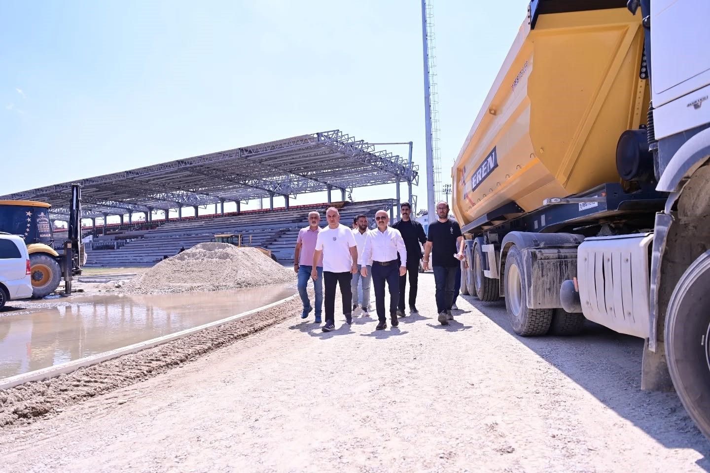 Aydın’da 6 bin kişilik Adnan Menderes Stadyumu’nun yapımı sürüyor