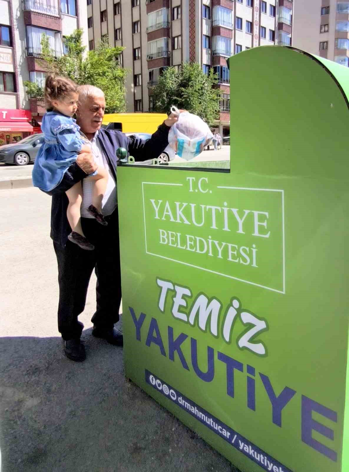 Yakutiye Belediyesi’nden estetik ve çevre dostu yeni çöp konteyner sistemi
