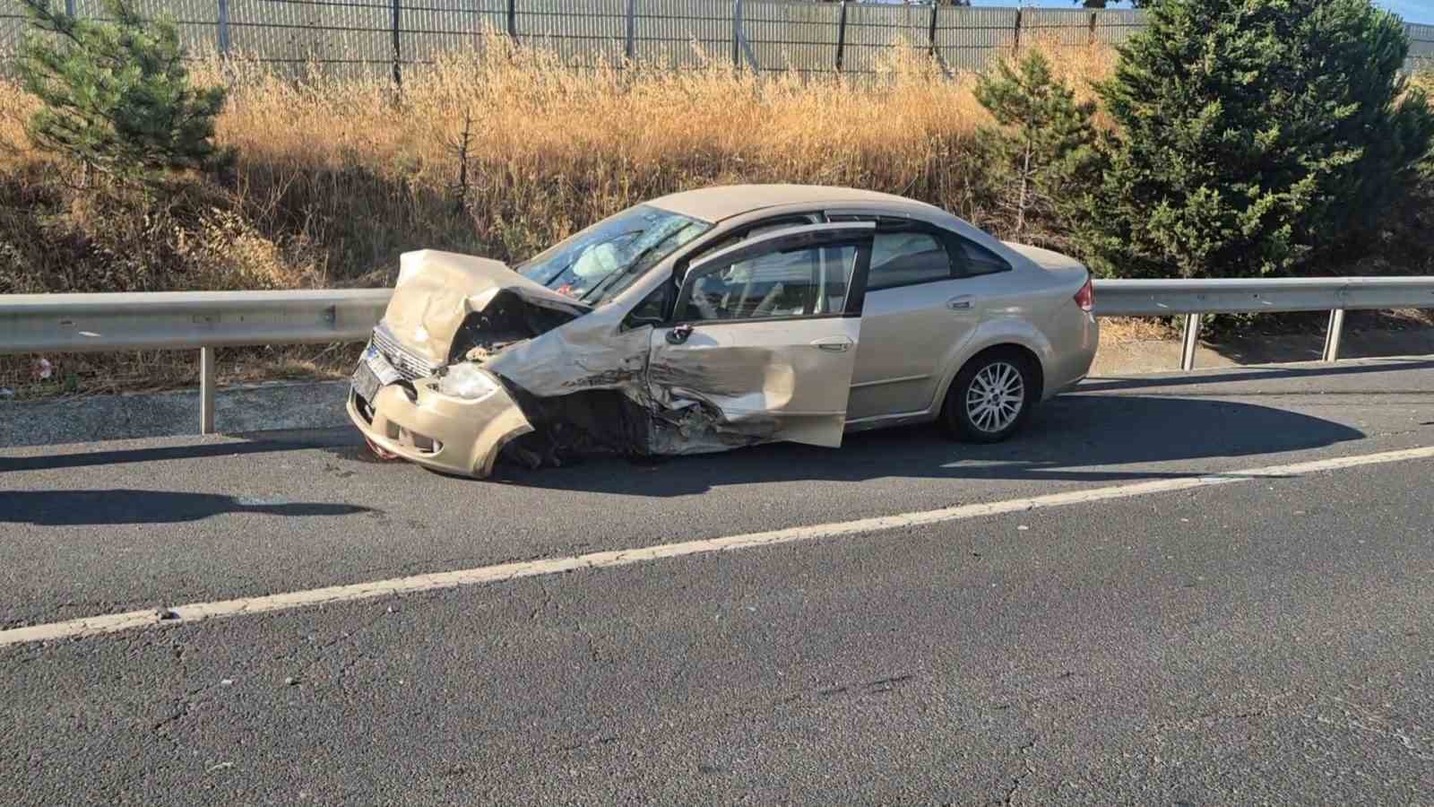 Tekirdağ’da 7 aracın karıştığı zincirleme kaza: 1 yaralı