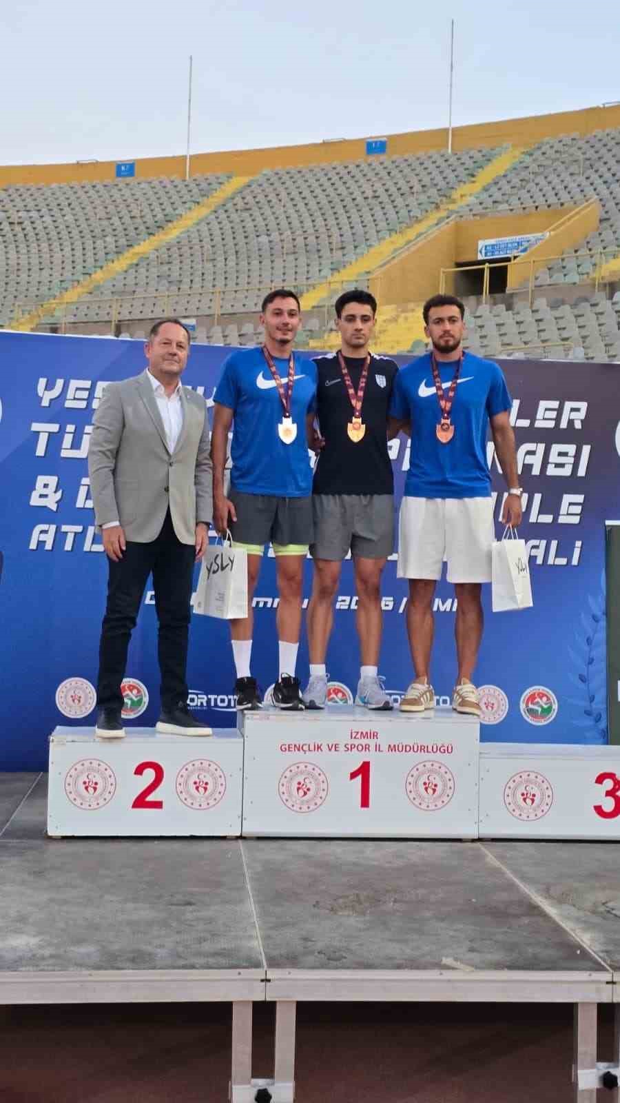 Aydınlı milli atlet, Türkiye şampiyonu oldu
