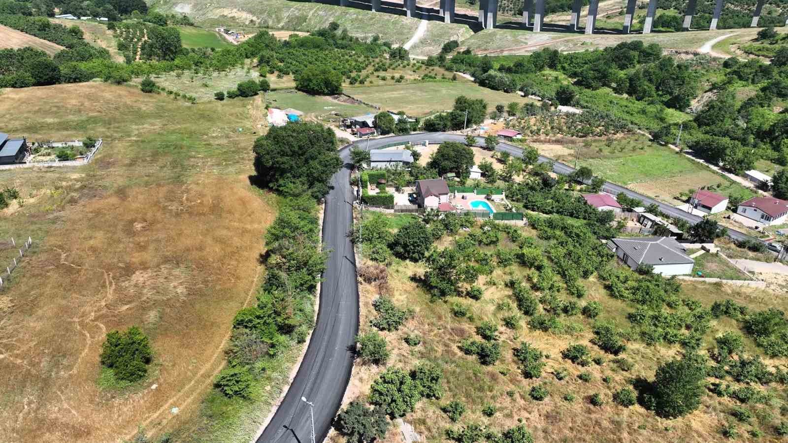 Ağır tonajlı araçlar için Akmeşe’de 2 bin 700 metrelik yeni güzergah