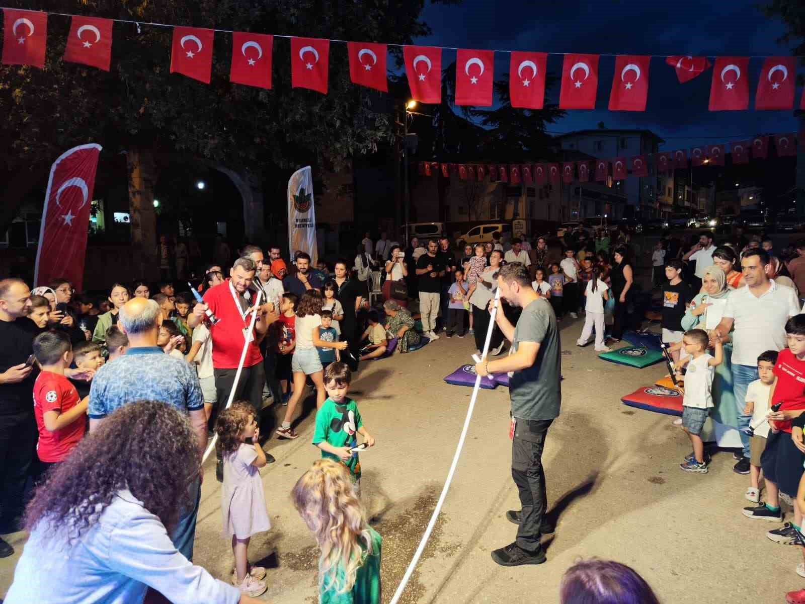 Orhaneli’de MobilFest ile bilim dolu gece