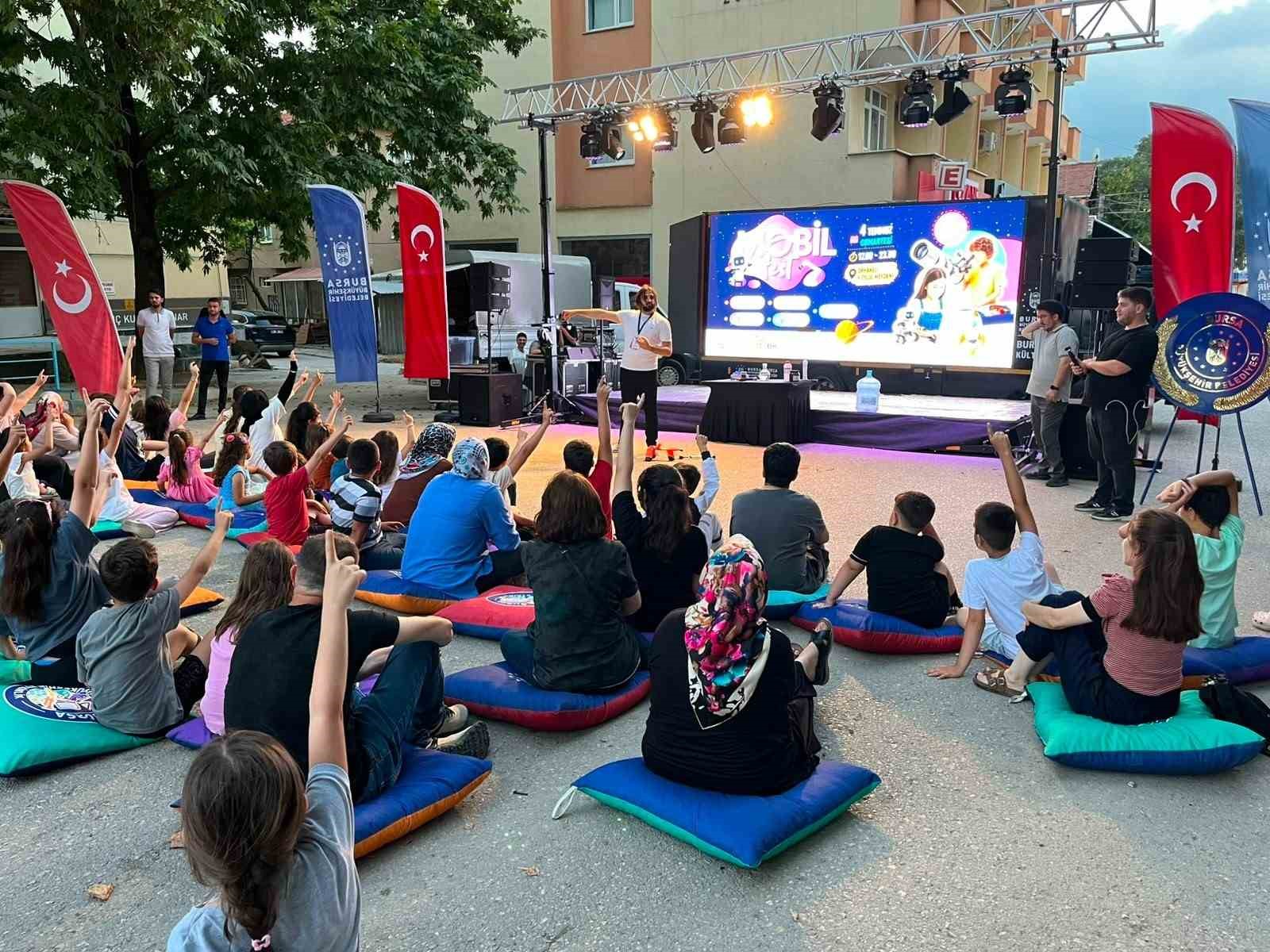 Orhaneli’de MobilFest ile bilim dolu gece