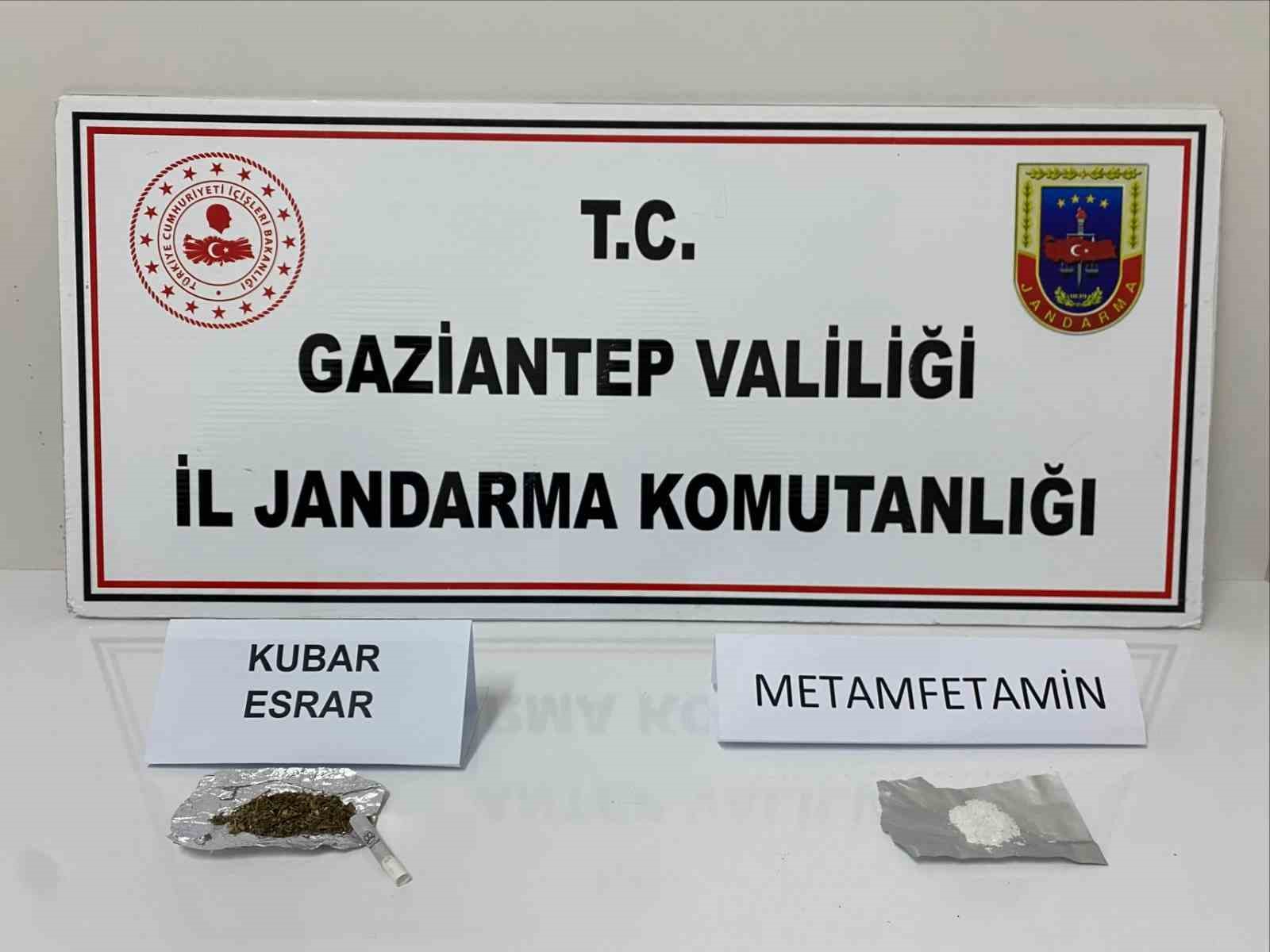 Gaziantep jandarmadan uyuşturucu operasyonu