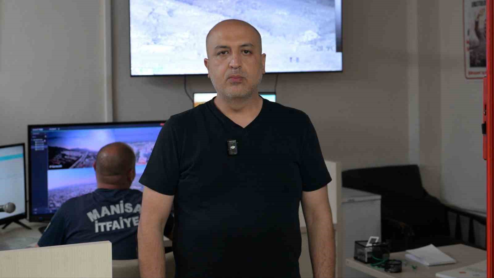 Manisa Büyükşehir’in "Akıllı" gözleri 7/24 yangına karşı nöbette