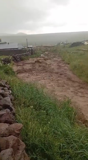 Meteoroloji uyarmıştı: Kağızman’da sel