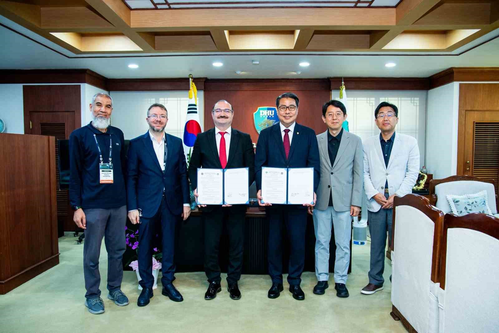 Atatürk Üniversitesi ile Daegu Haany Üniversitesi arasında akademik iş birliği anlaşması imzalandı
