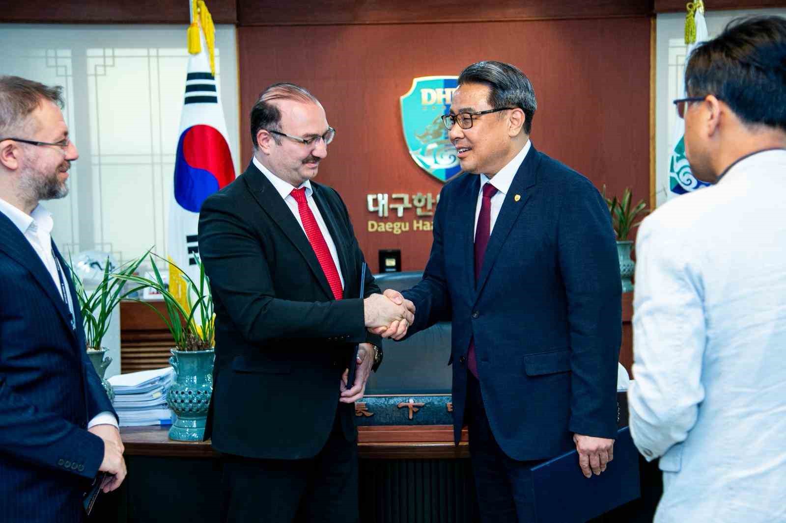 Atatürk Üniversitesi ile Daegu Haany Üniversitesi arasında akademik iş birliği anlaşması imzalandı