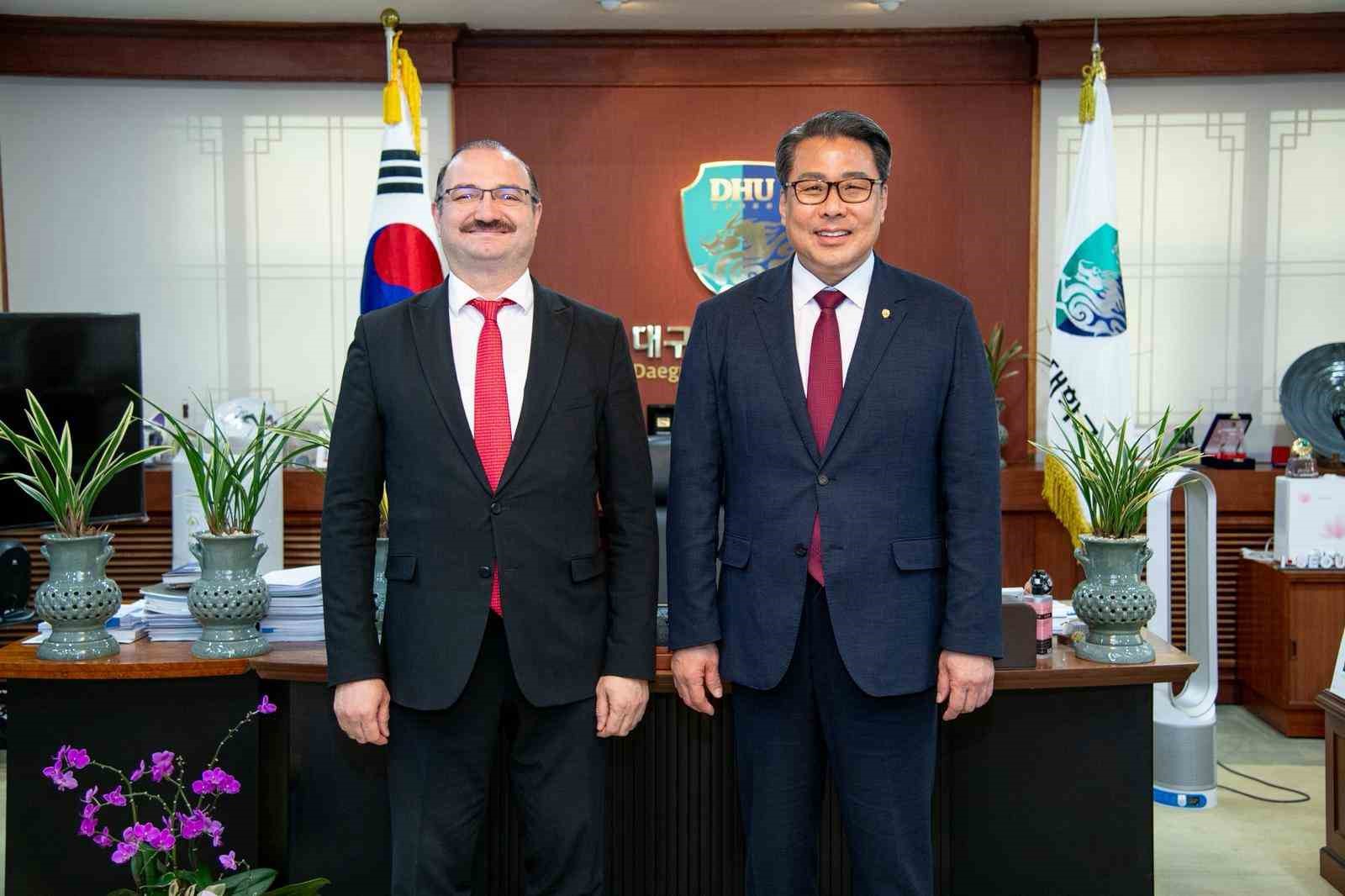 Atatürk Üniversitesi ile Daegu Haany Üniversitesi arasında akademik iş birliği anlaşması imzalandı