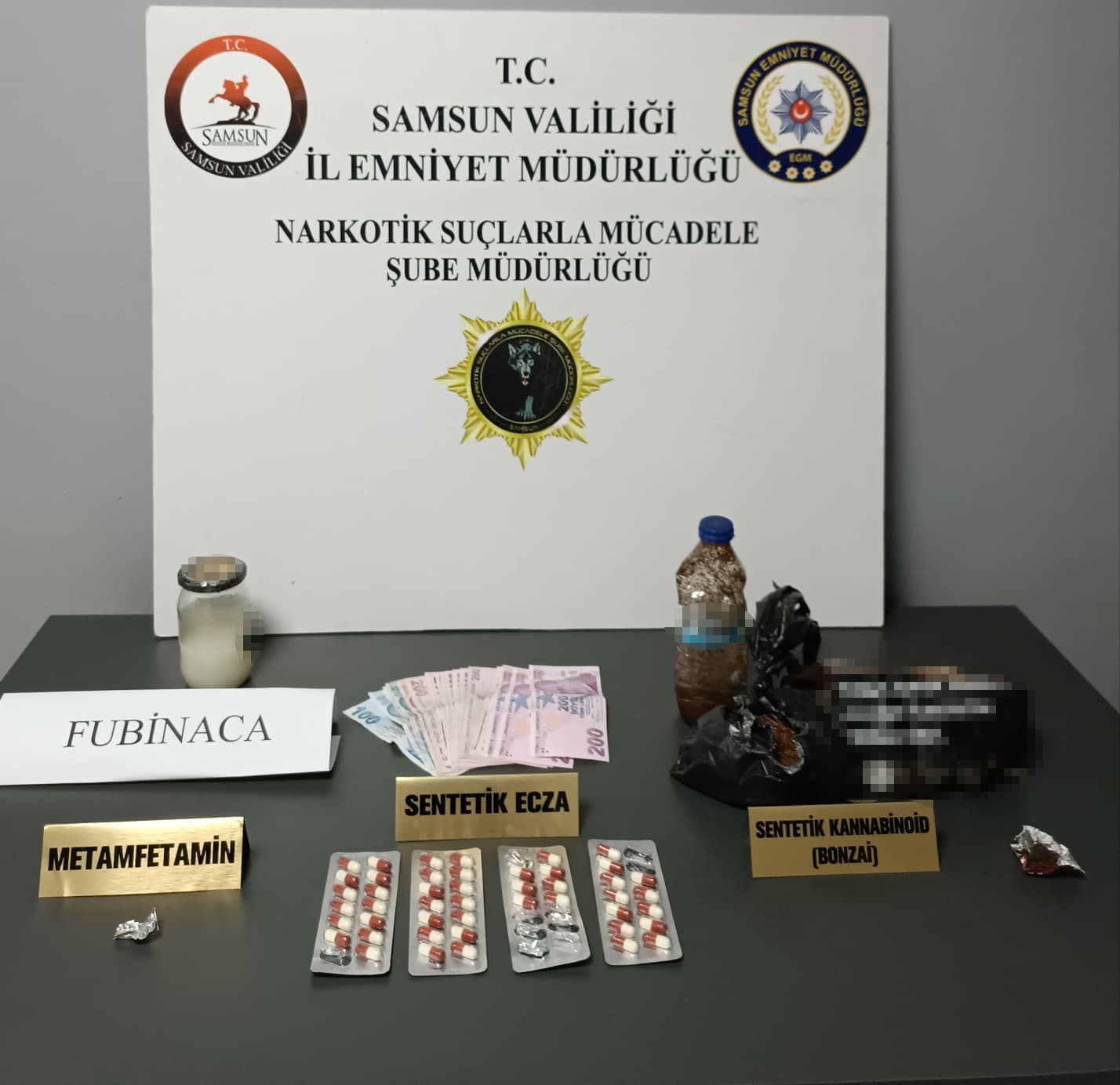 Samsun’da uyuşturucu operasyonu: 1 gözaltı