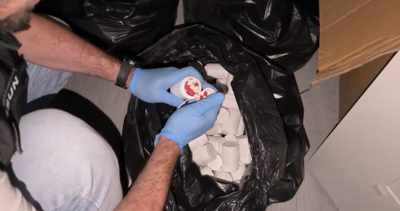 Samsun’da 38 bin uyuşturucu ecza ele geçirildi: 3 gözaltı