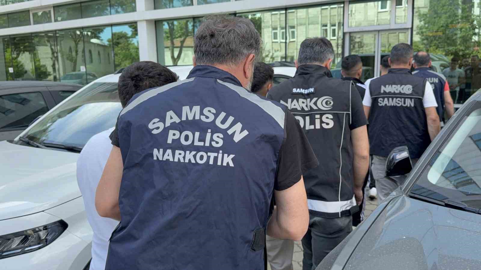 Samsun’da uyuşturucu ticaretinden 4 kişi adliyeye sevk edildi