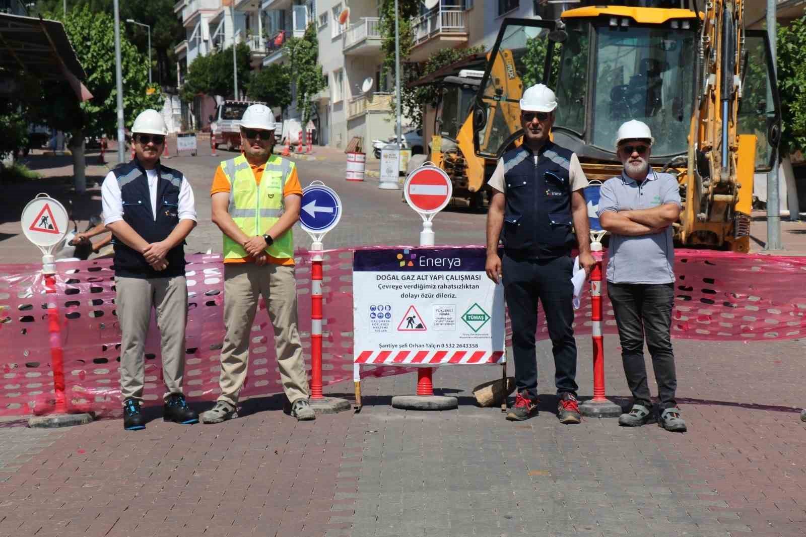 Bozdoğan’da doğalgaz için ilk kazma vuruldu
