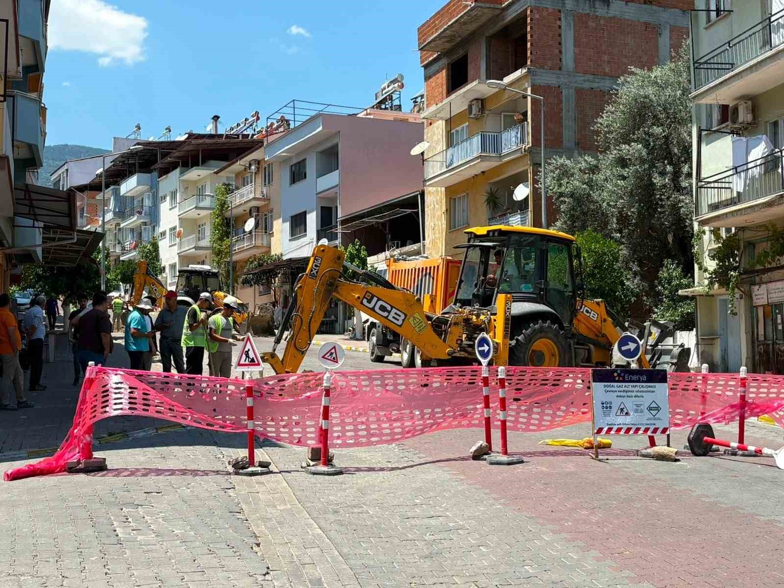 Bozdoğan’da doğalgaz için ilk kazma vuruldu