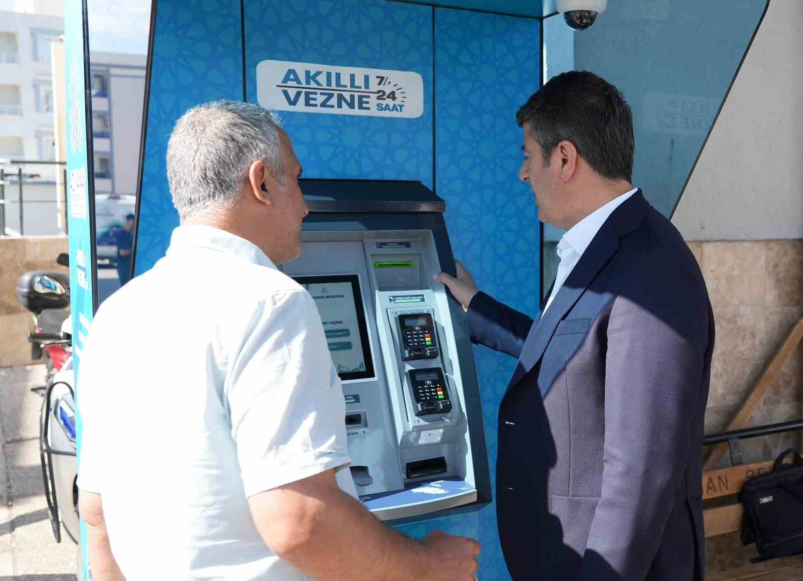 Adıyaman’da hizmet veren akıllı vezneler 8 noktada hizmet vermeye başladı