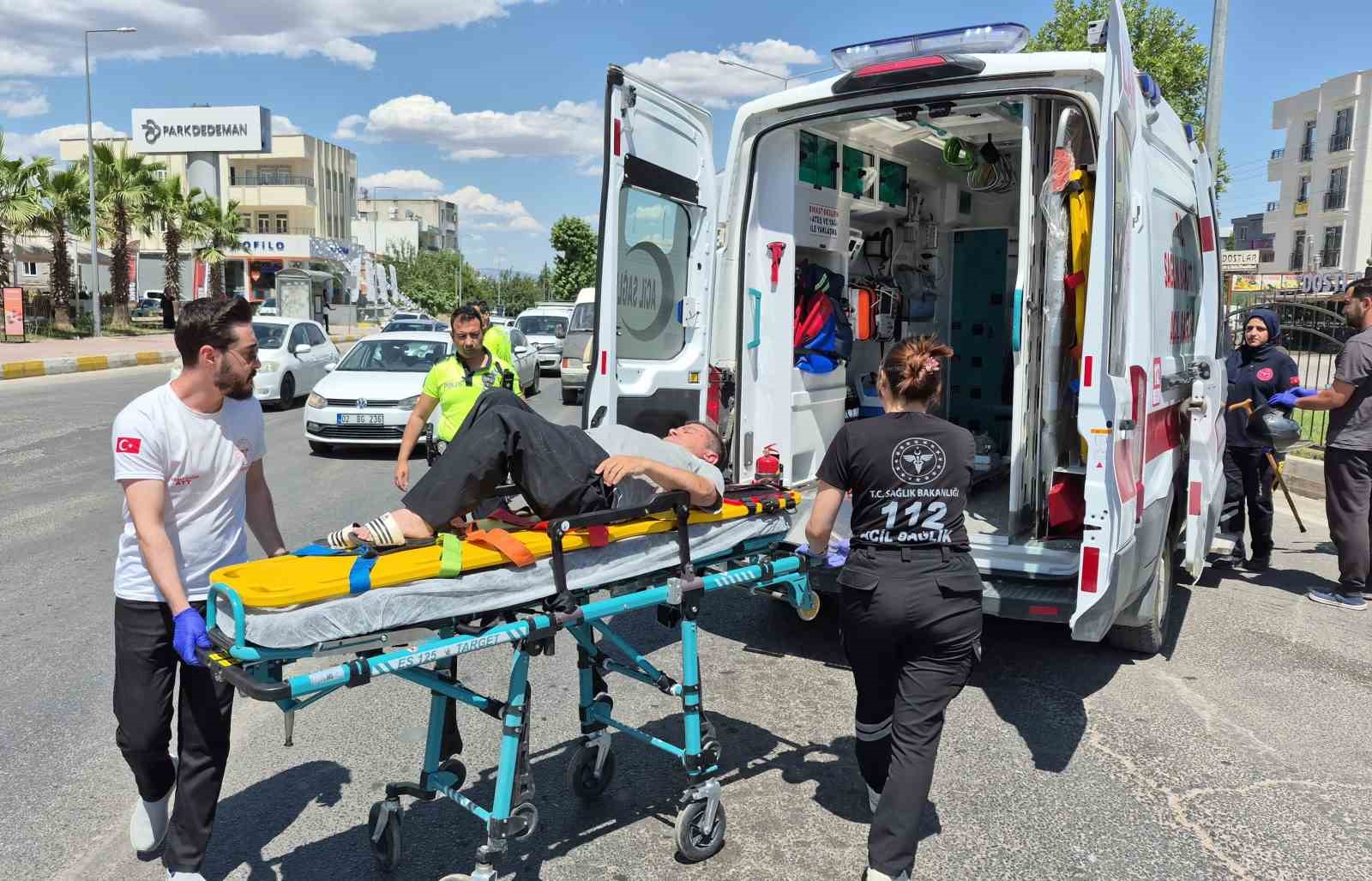 Adıyaman’da otomobille motosiklet çarpıştı: 1 yaralı
