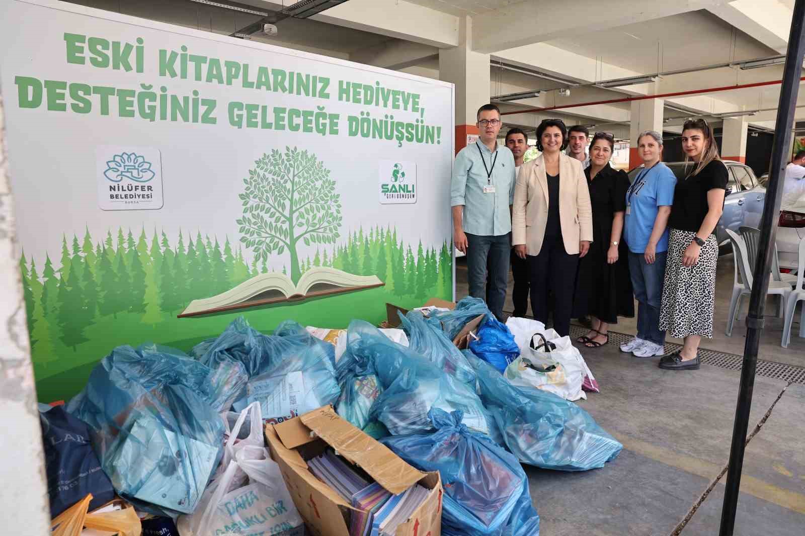 Nilüfer’de atık kağıtları getiren hediye kazanıyor